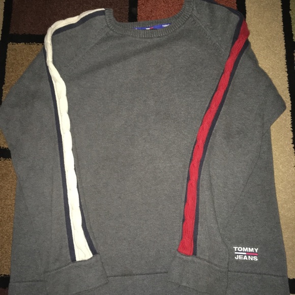 Tommy Hilfiger Other - Vintage Tommy jeans flag sleeve sweater Tommy Hilfiger Other - Vintage Tommy jeans flag sleeve sweater